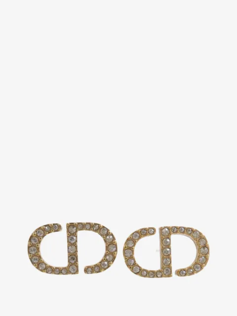 Christian Dior Pre-Owned crystal-embellished earrings