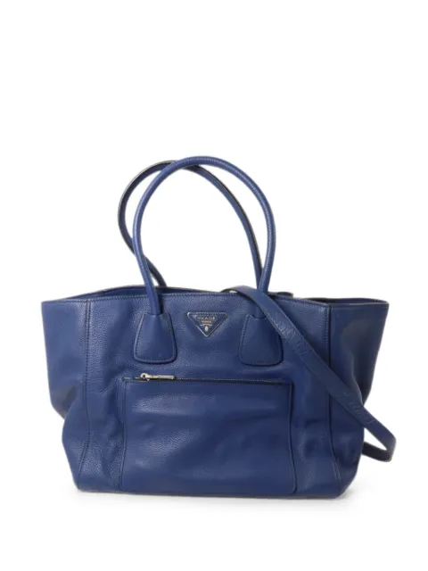 Prada Pre-Owned bolsa de mano con detalle del logo