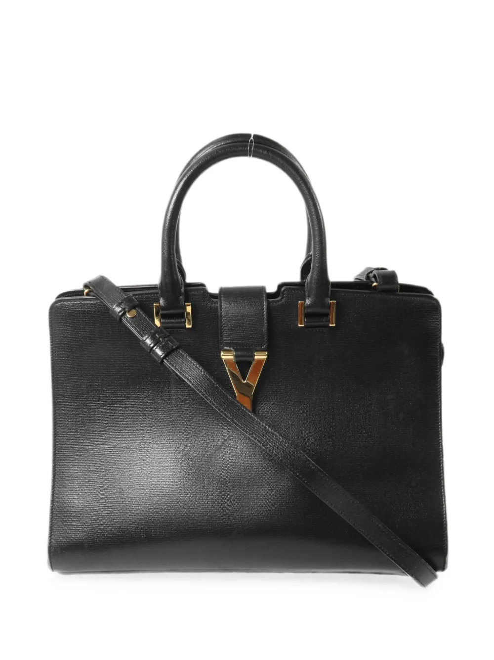 Saint Laurent Pre-Owned Cabas Chyc two-way handbag - Black