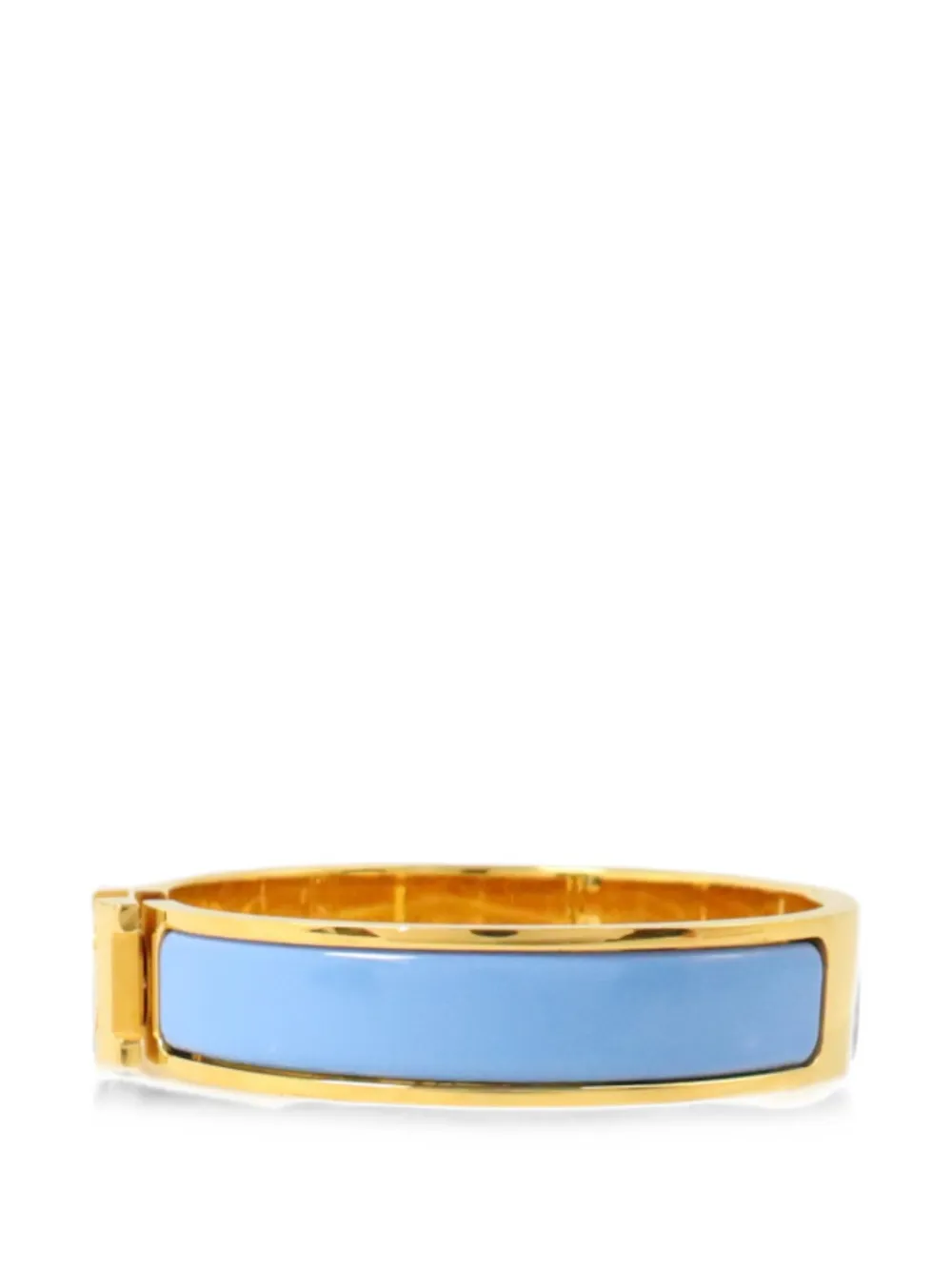 Hermès Pre-Owned Clic H enamel bangle bracelet - Gold