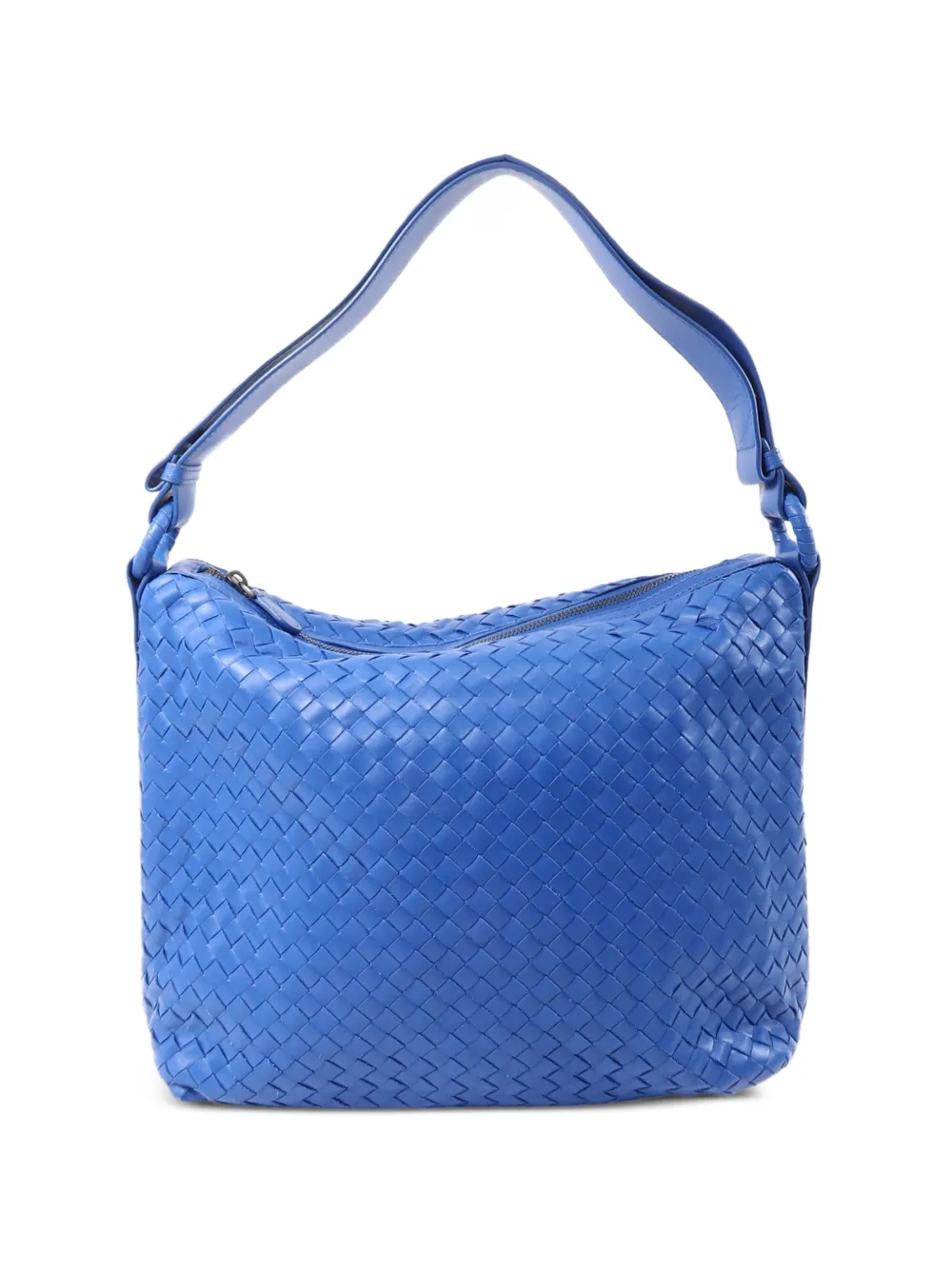 Bottega Veneta Pre-Owned Intrecciato shoulder bag - Blau