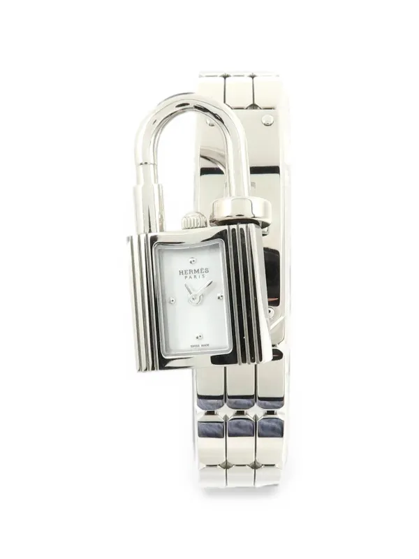 Hermès Pre-owned Kelly 17mm Watch in White