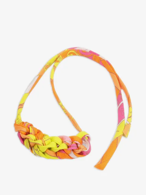 Hermès Pre-Owned braided silk bag charm