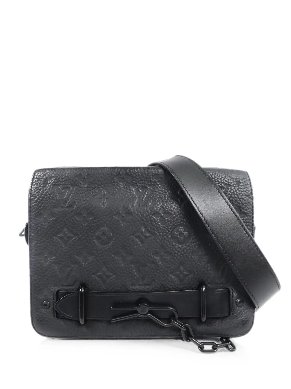 Louis Vuitton Pre-Owned Monogram Taurillon Steamer messenger bag - Nero