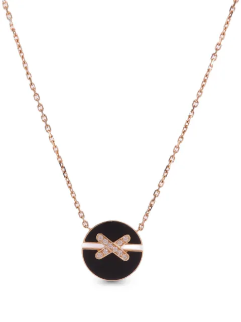 Chaumet Jeux De Liens Harmony diamond and onyx necklace