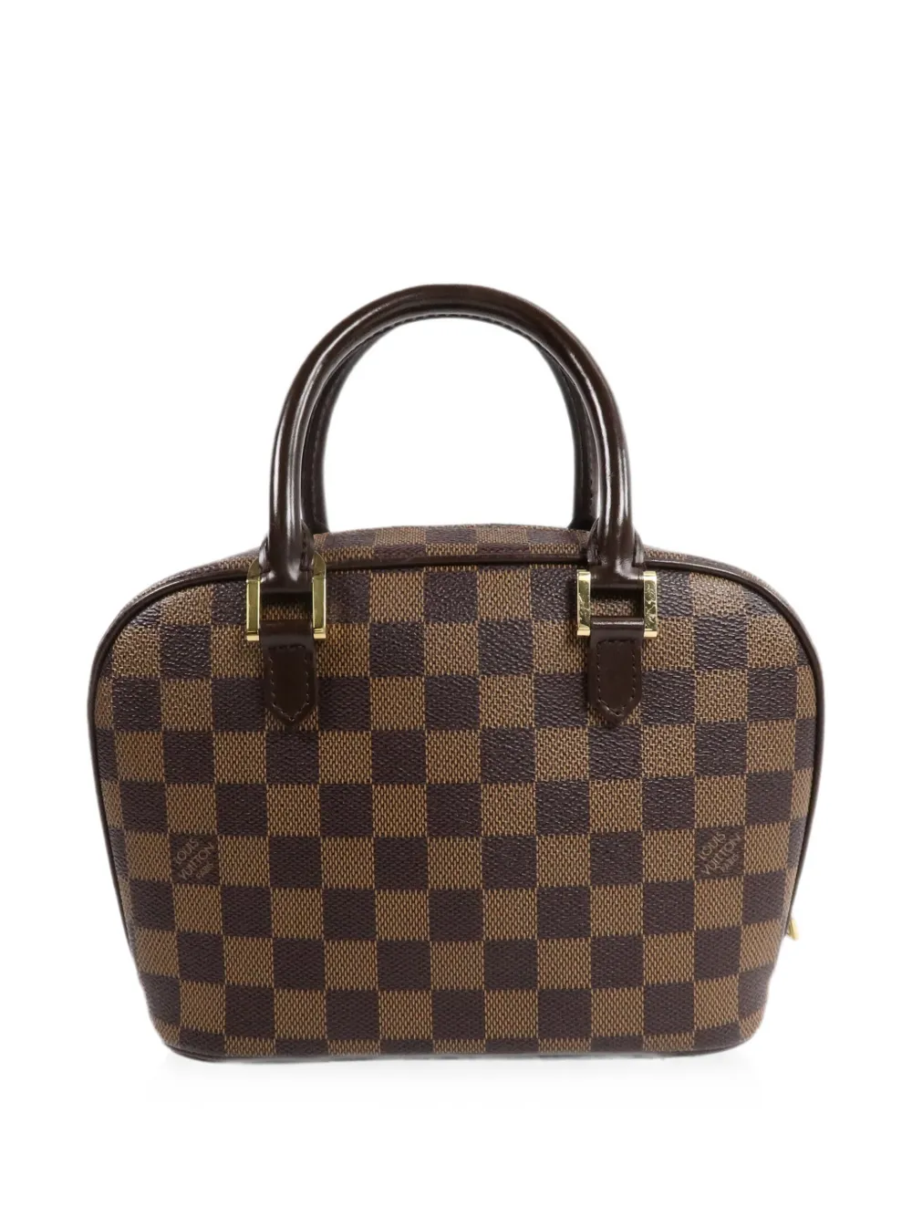 Louis Vuitton Pre-Owned mini Sarria Damier Ebene clutch bag - Braun