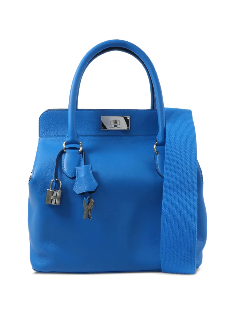 Hermès Pre-Owned Toolbox 26 leather shoulder bag - Blau