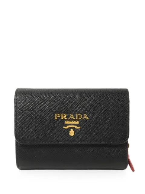 Prada Pre-Owned Saffiano leather fold wallet