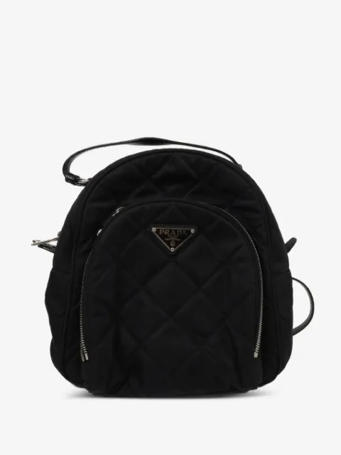 Prada Pre-Owned mochila capitonada mini