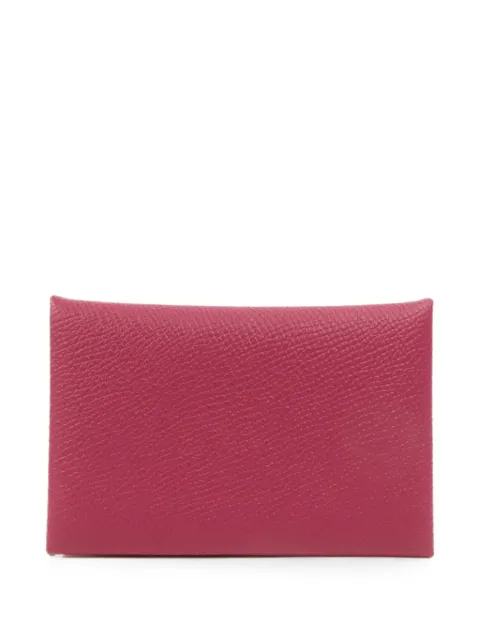 Hermès Pre-Owned Calvi Epsom card holder