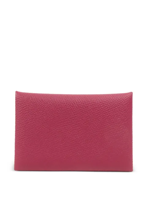 Hermès Pre-Owned Calvi Epsom card holder