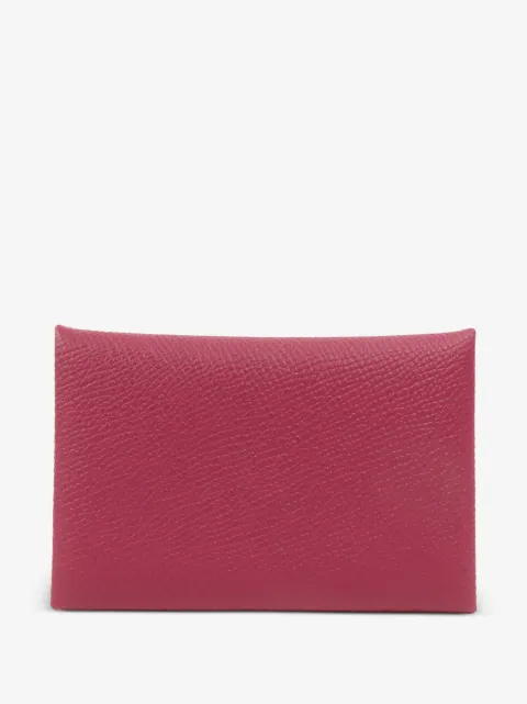 Hermès Pre-Owned Calvi Epsom card holder