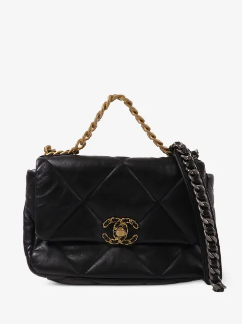 CHANEL Pre-Owned C19 CC turn-lock crossbody bag