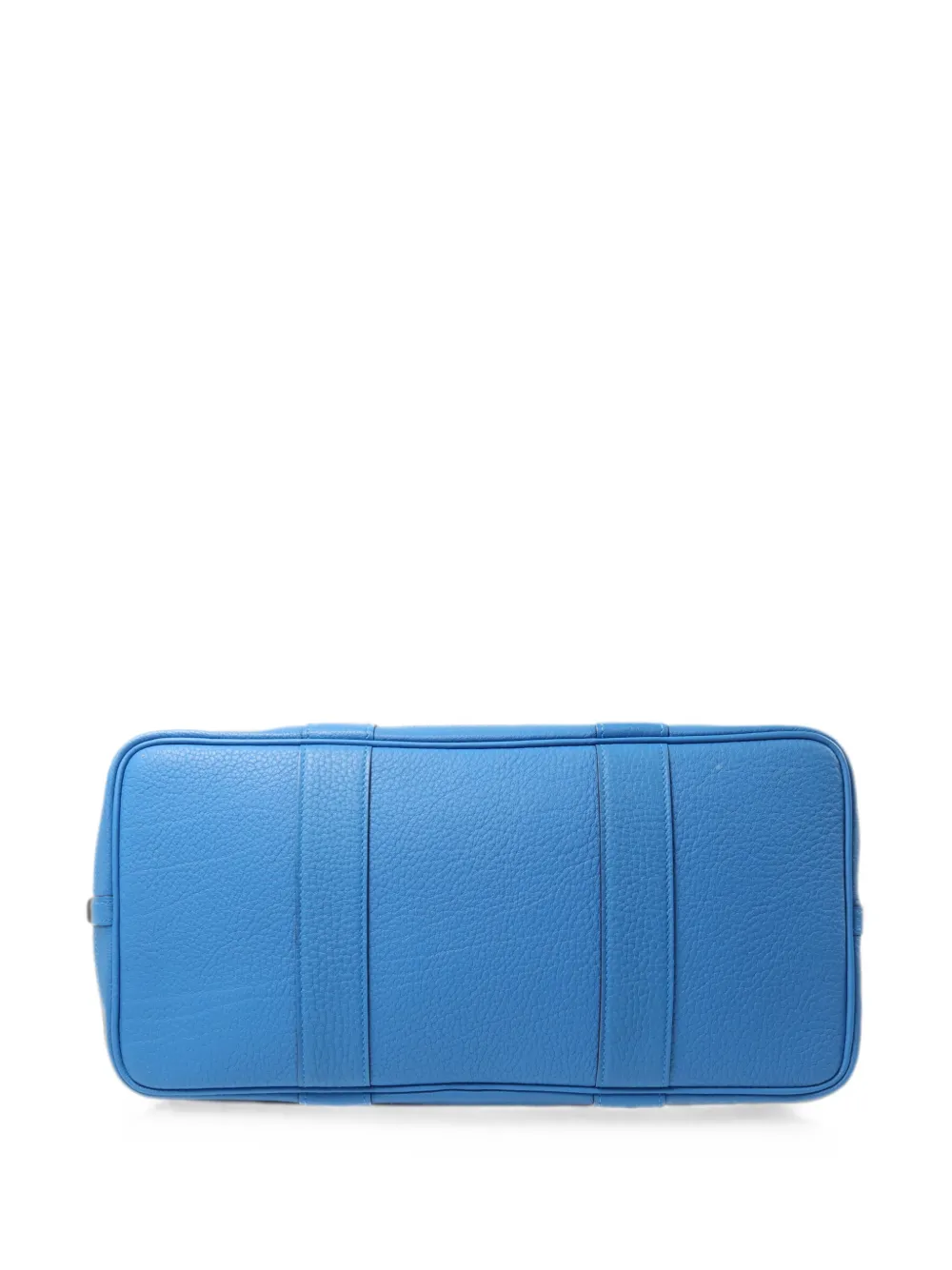 Hermès Pre-owned 2020 Garden Party PM Negonda Leather Tote Bag in Blue, view 4