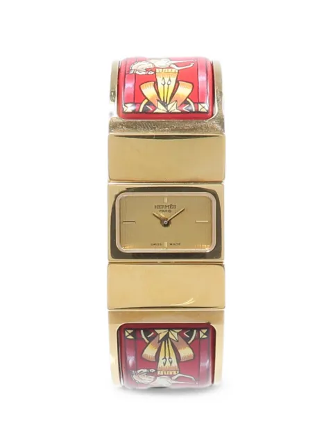 Hermès Pre-Owned Loquet enamel 19mm watch