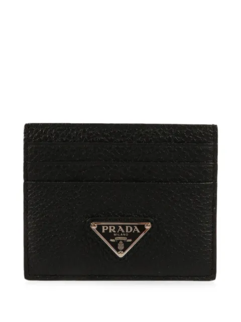 Prada Pre-Owned Enamelled Triangle logo card holder