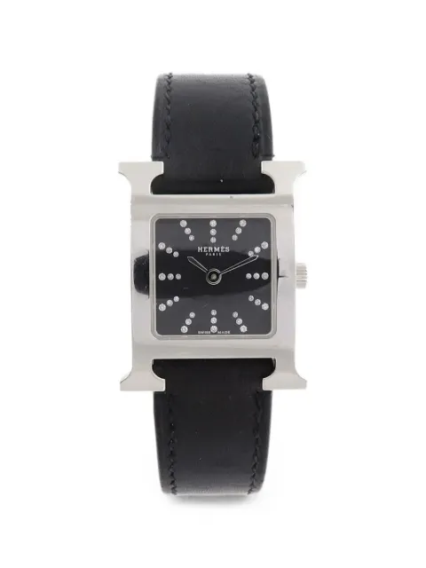 Hermès Pre-Owned reloj Heuer H de 21mm con diamantes