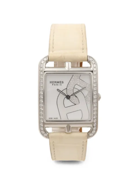 Hermès Pre-Owned reloj Cape Cod de 40mm con diamantes