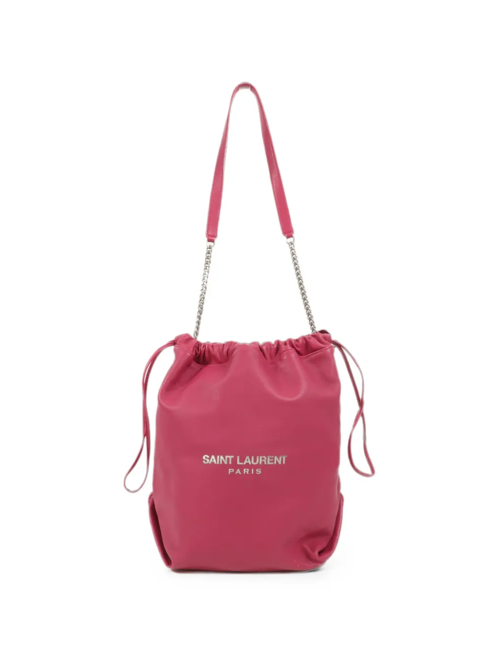 Saint Laurent Pre-Owned Teddy bucket bag - Pink