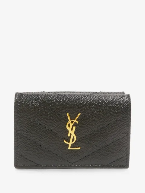 Saint Laurent Pre-Owned Cassandre Matelasse wallet