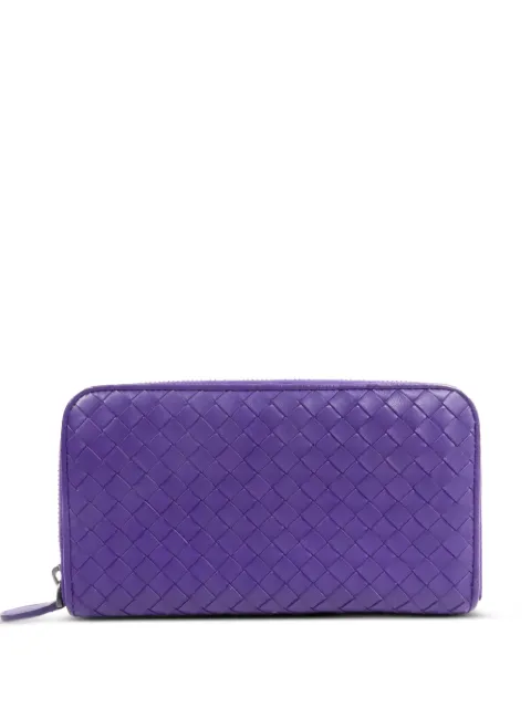 Bottega Veneta Pre-Owned Intrecciato zip-around wallet