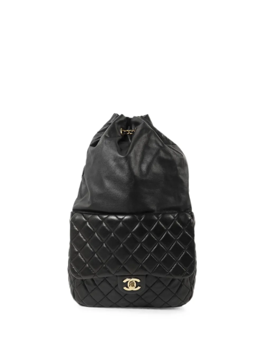 CHANEL Pre-Owned matelasse chain backpack - Nero