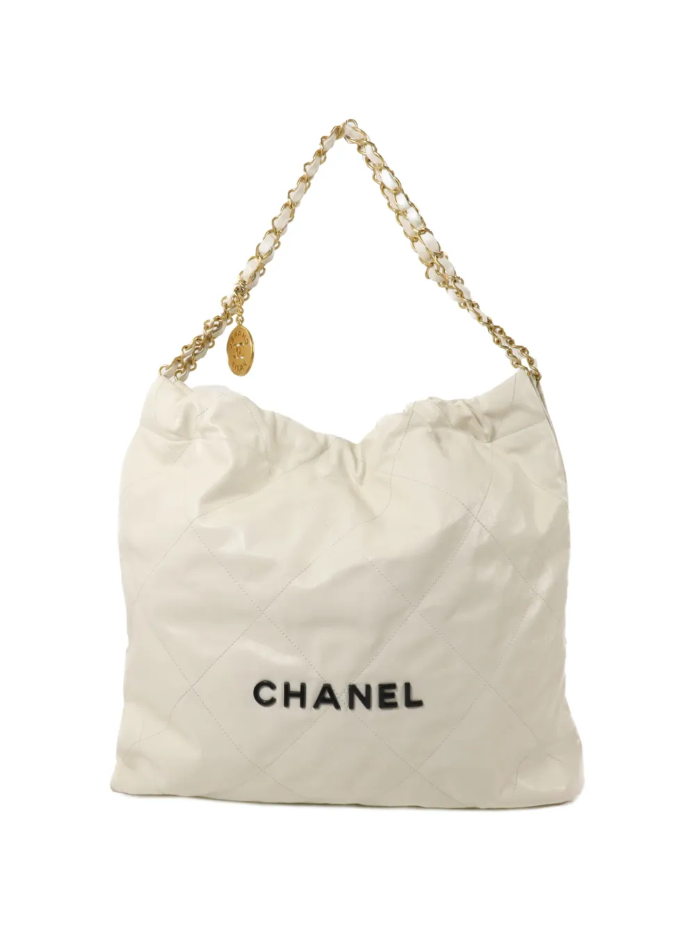CHANEL Pre-Owned Medium Chanel Chain quilted leather tote bag - Toni neutri