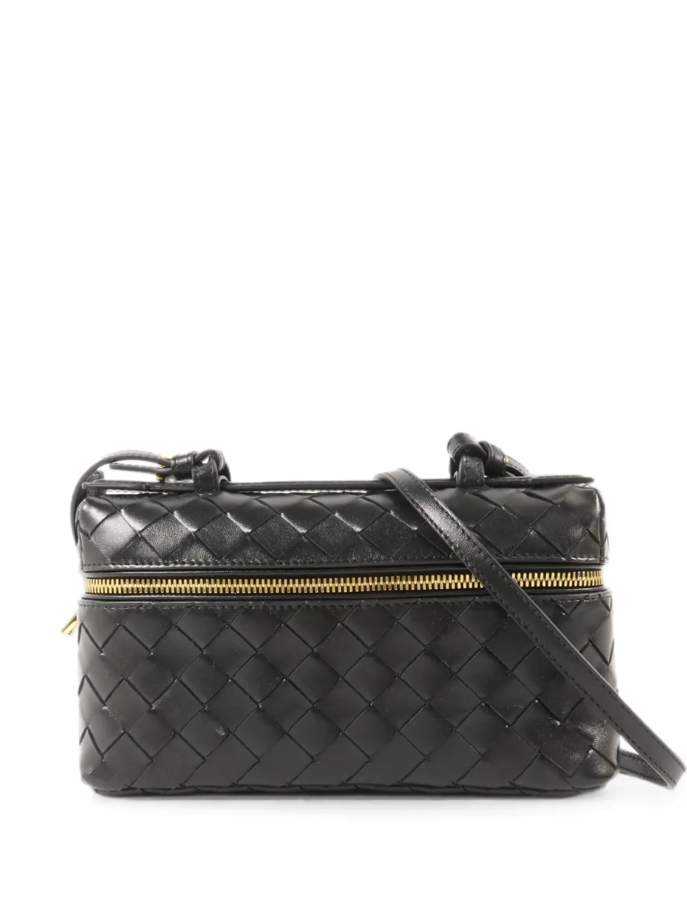 Bottega Veneta Pre-Owned Bang Bang intrecciato shoulder bag - Schwarz