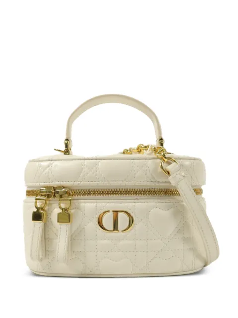 Christian Dior Pre-Owned Caro quilted vanity case mini bag
