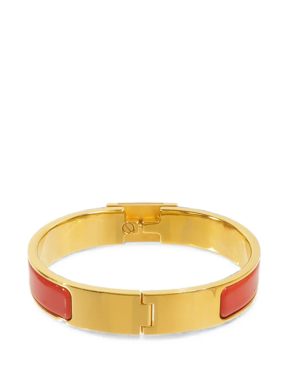 Hermès Pre-Owned Mini Clic Kelly enamel bracelet - Gold