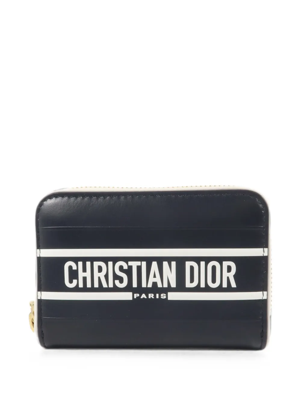 Christian Dior Pre-Owned logo-print card holder - Blau
