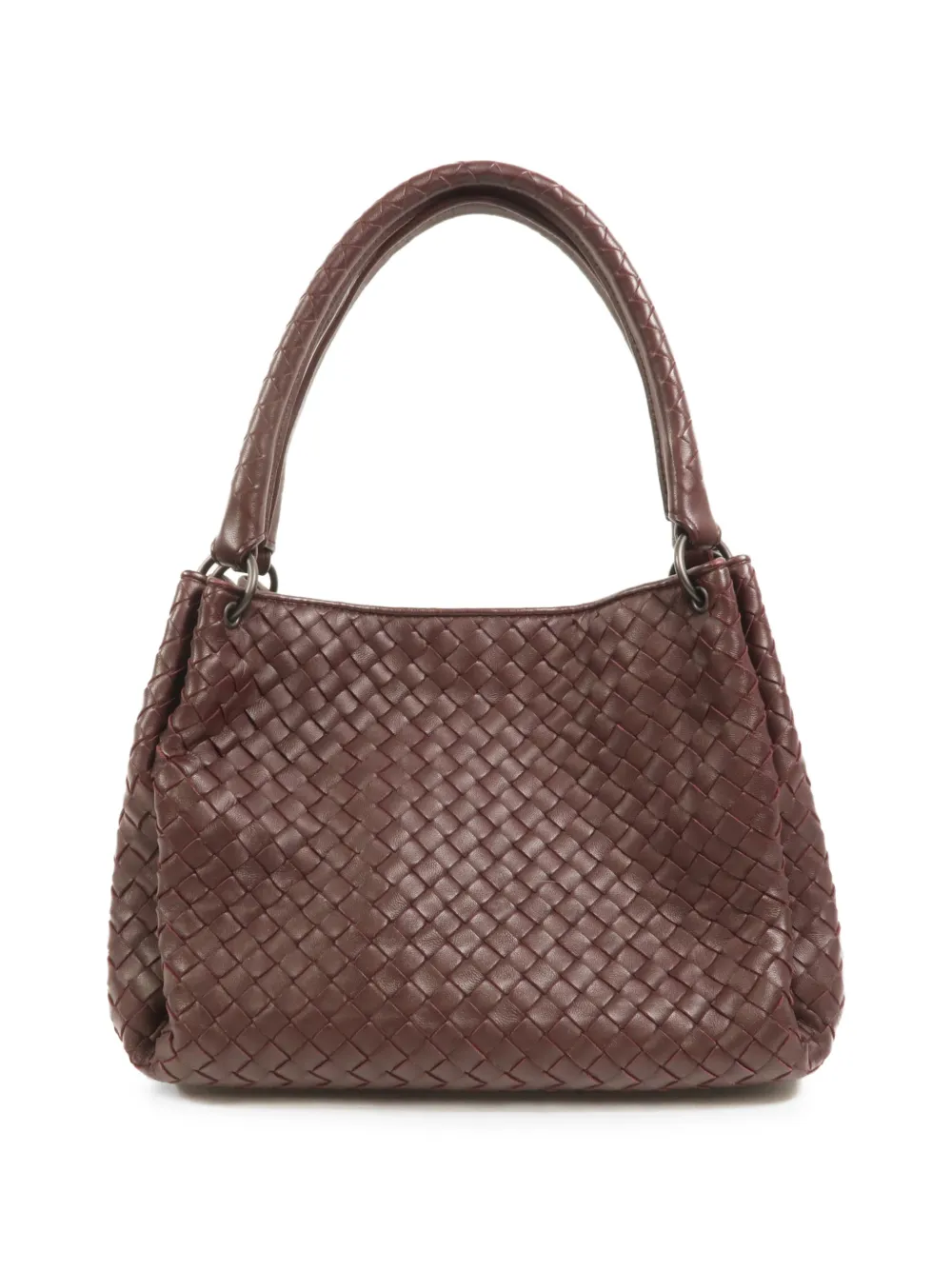 Bottega Veneta Pre-Owned intrecciato leather handbag - Rot