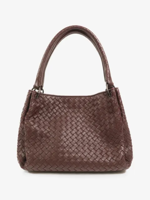 Bottega Veneta Pre-Owned intrecciato leather handbag