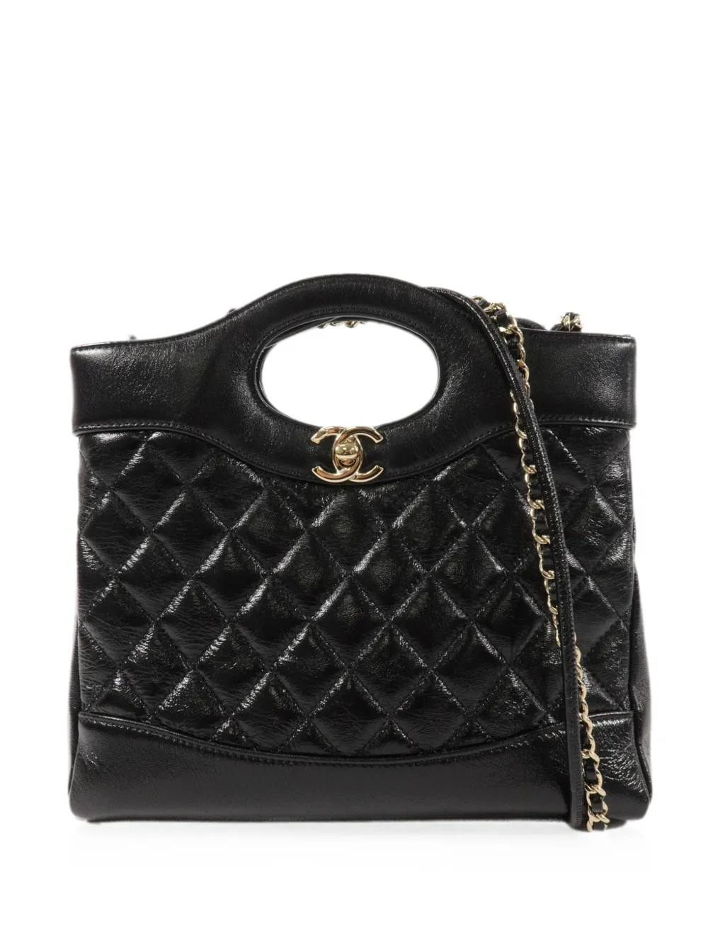 CHANEL Pre-Owned 31 mini CC quilted turn-lock shoulder bag - Nero