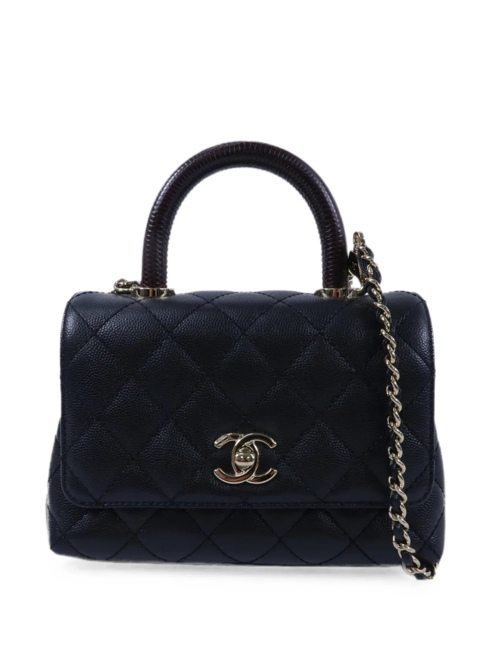 CHANEL Pre-Owned mini Coco handle shoulder bag - Nero