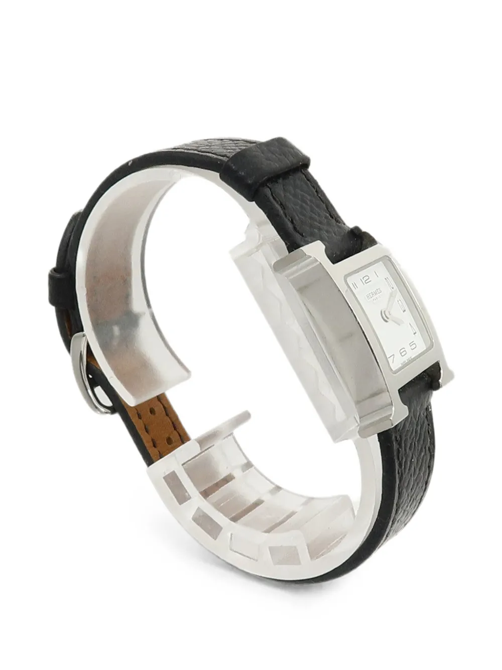 Hermès Pre-owned H Watch 24mm Watch in White, view 4