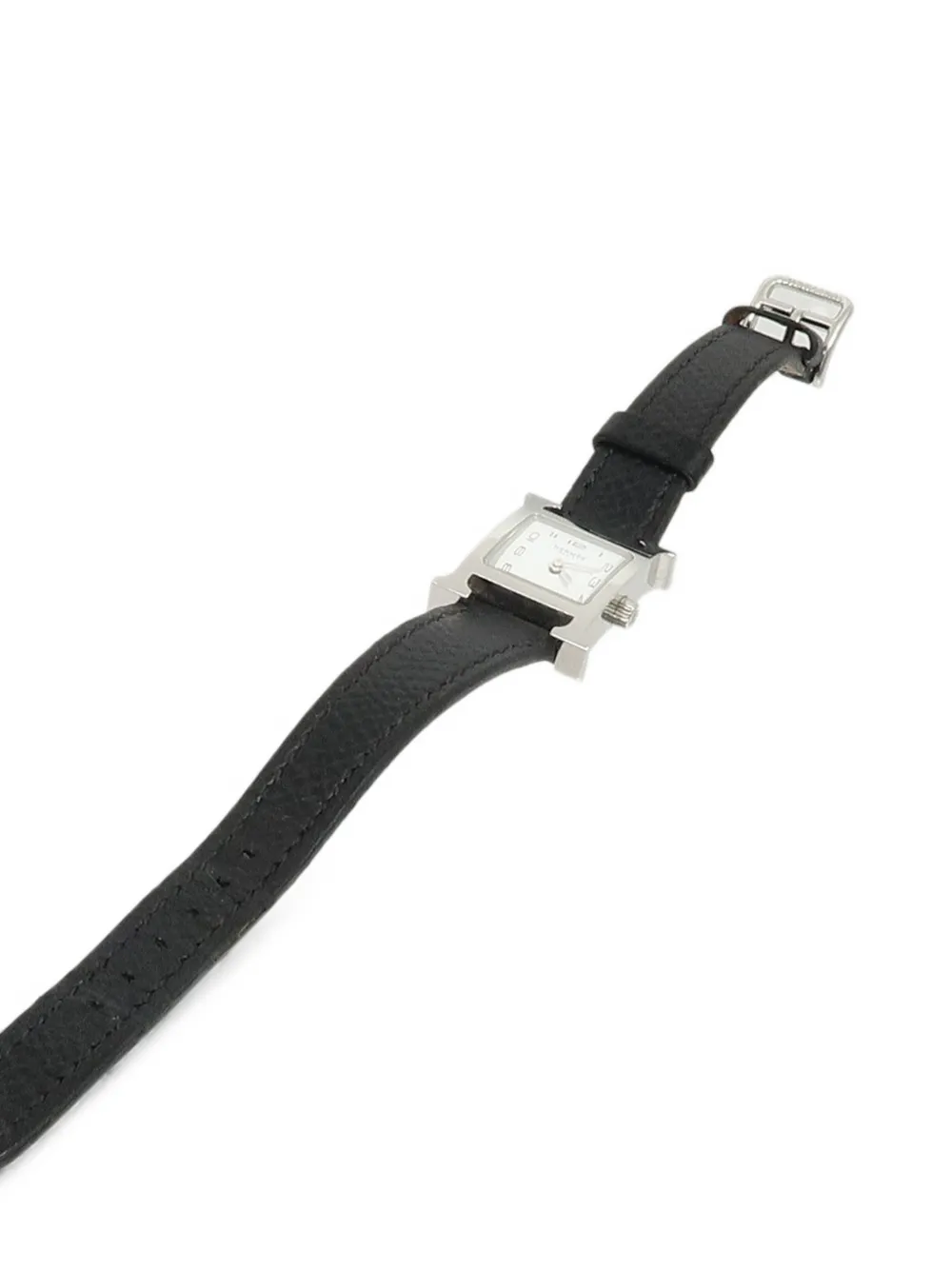 Hermès Pre-owned H Watch 24mm Watch in White, view 5