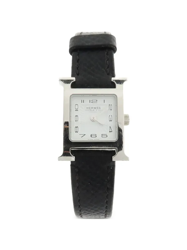 Hermès Pre-owned H Watch 24mm Watch in White