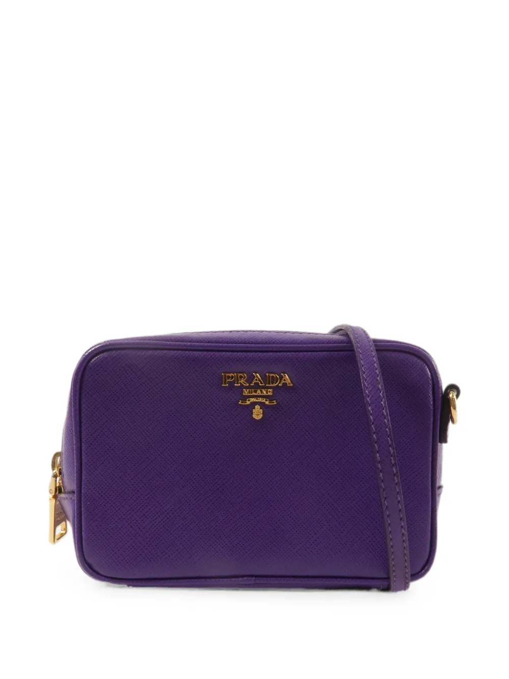 Prada Pre-Owned leather shoulder bag - Violett