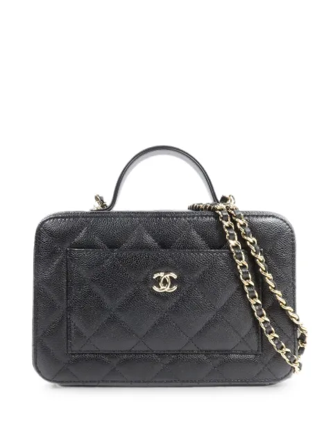 CHANEL Pre-Owned CC 턴락 숄더 백