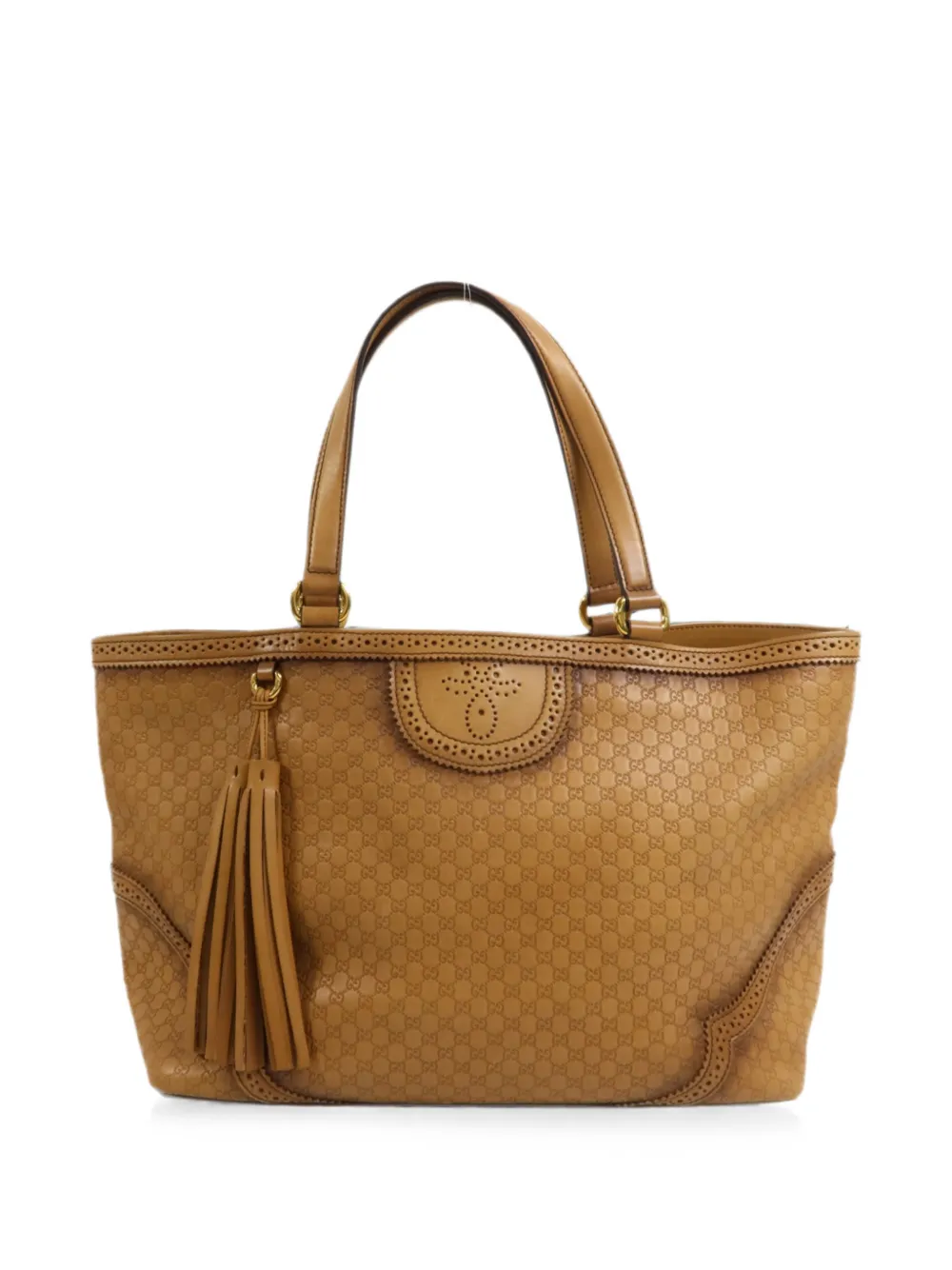 Gucci Pre-Owned Duilio Microguccissima tote bag - Braun