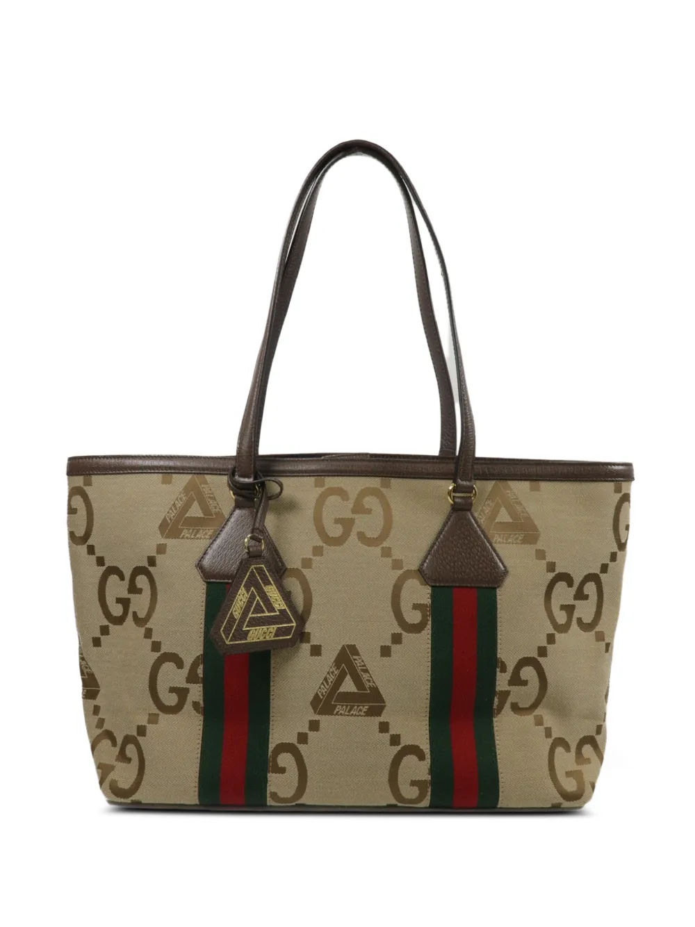 Gucci Pre-Owned x Palace medium GG Supreme tote bag - Toni neutri