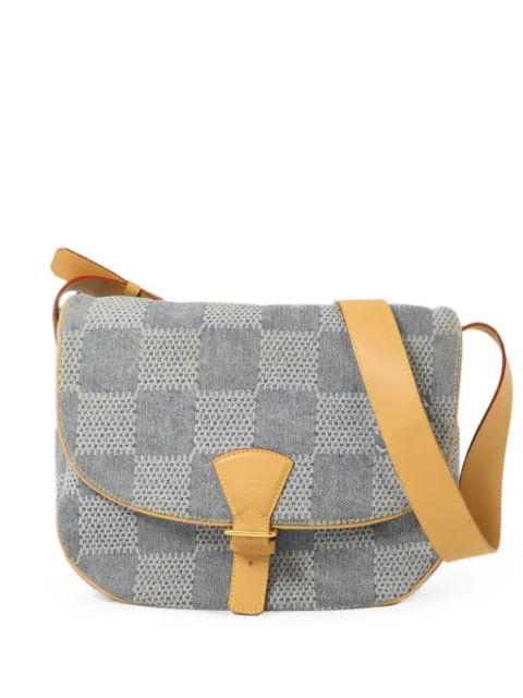 Louis Vuitton Pre-Owned 2024 MM Montsouris Damier Denim messenger bag