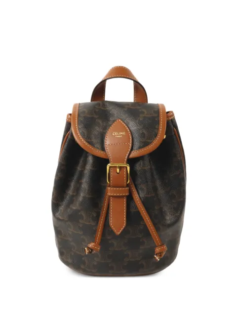 Celine Pre-Owned mochila Macadam Folco mini