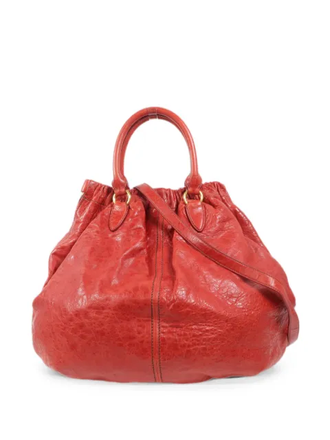 Miu Miu Pre-Owned 2-Way leather tote bag