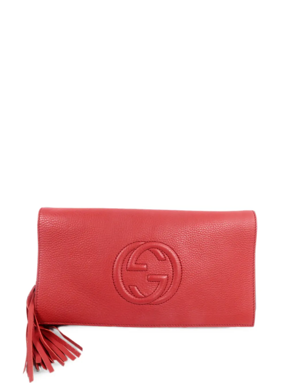 Gucci Pre-Owned SOHO tassel clutch bag - Red