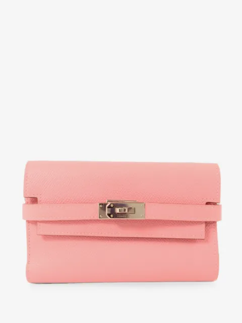 Hermès Pre-Owned cartera Kelly plegable de piel Epsom