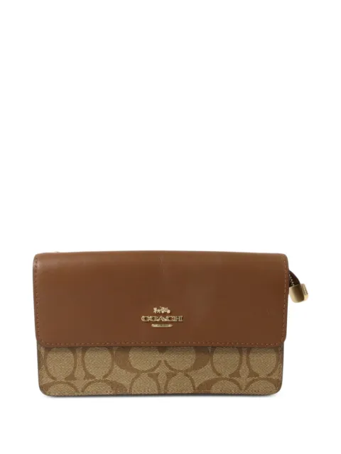 Coach Vintage monogram print clutch bag