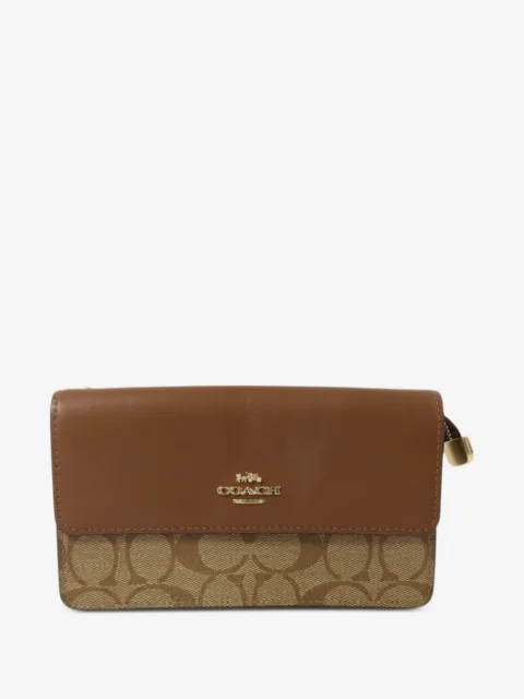 Coach Vintage monogram print clutch bag