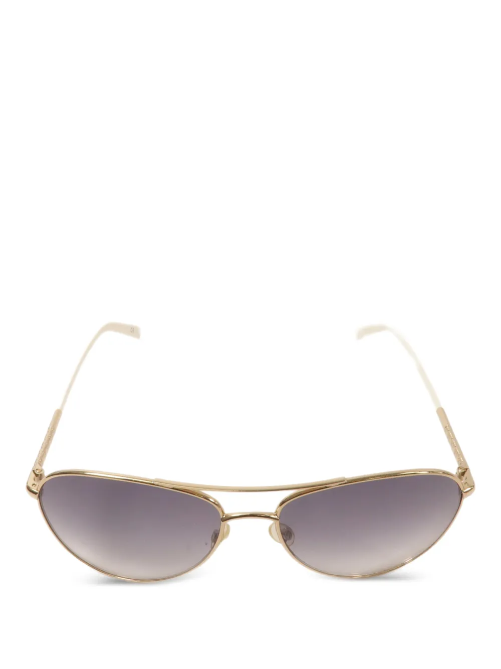 Christian Dior Pre-Owned pilot sunglasses - Gold